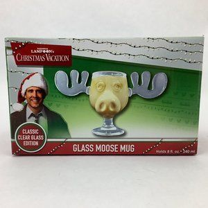 Christmas Vacation Moose Mug | Classic Clear Glass